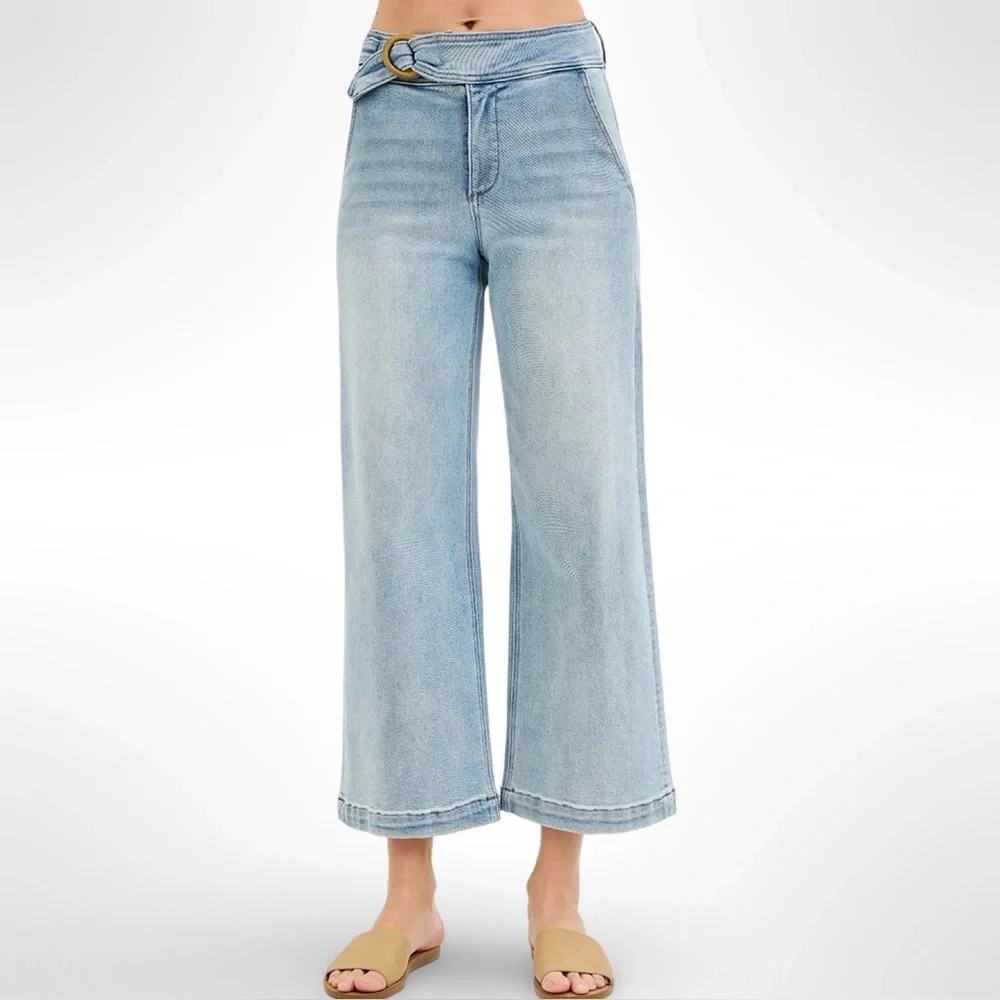 Risen Light Blue Jeans - Picture 1 of 12
